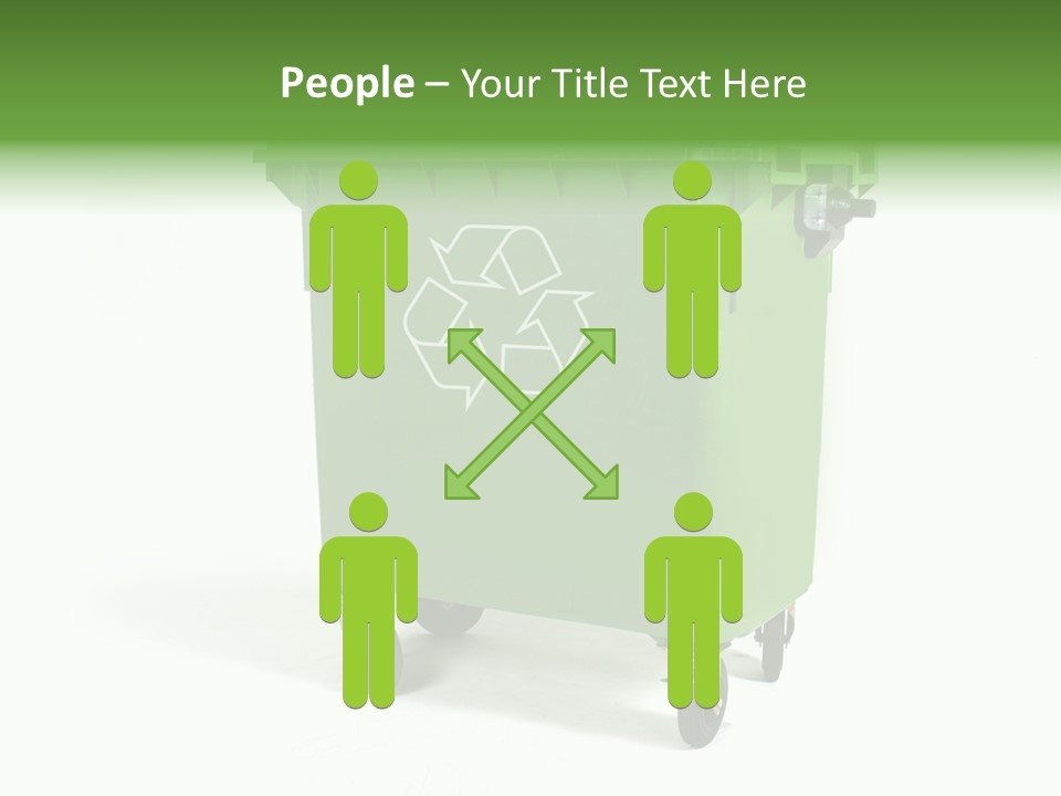 Litter Container Dustbin PowerPoint Template