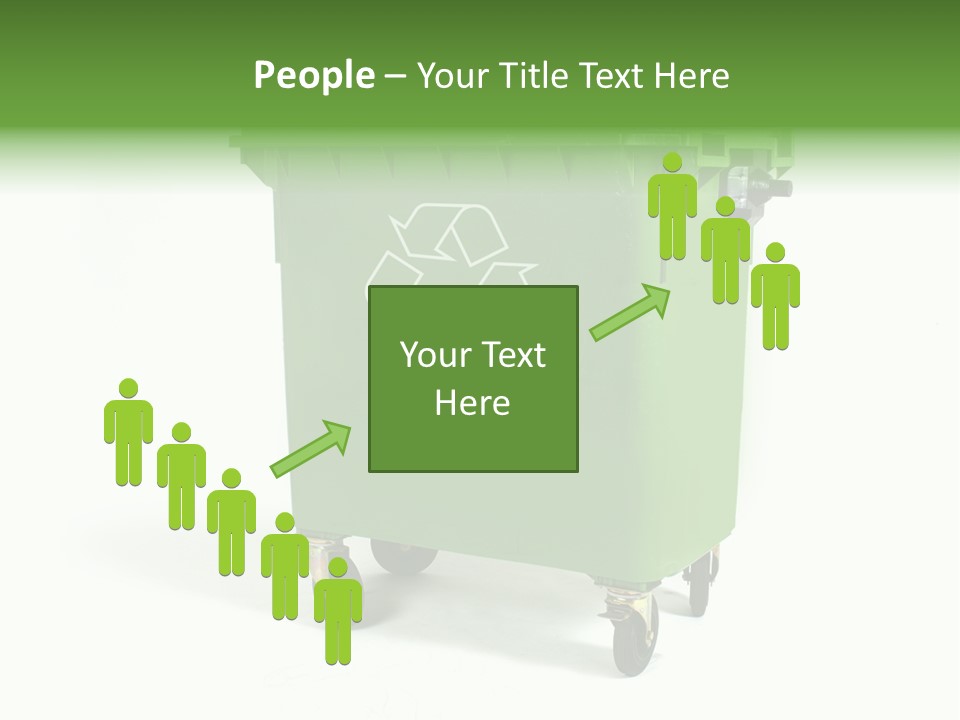 Litter Container Dustbin PowerPoint Template