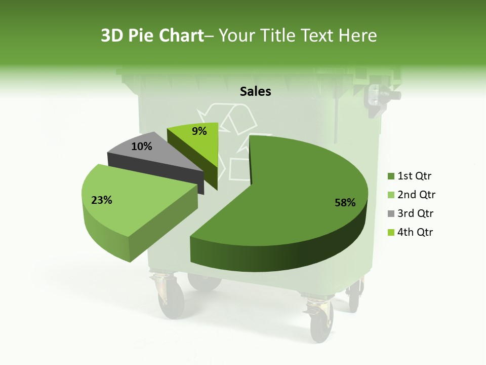 Litter Container Dustbin PowerPoint Template