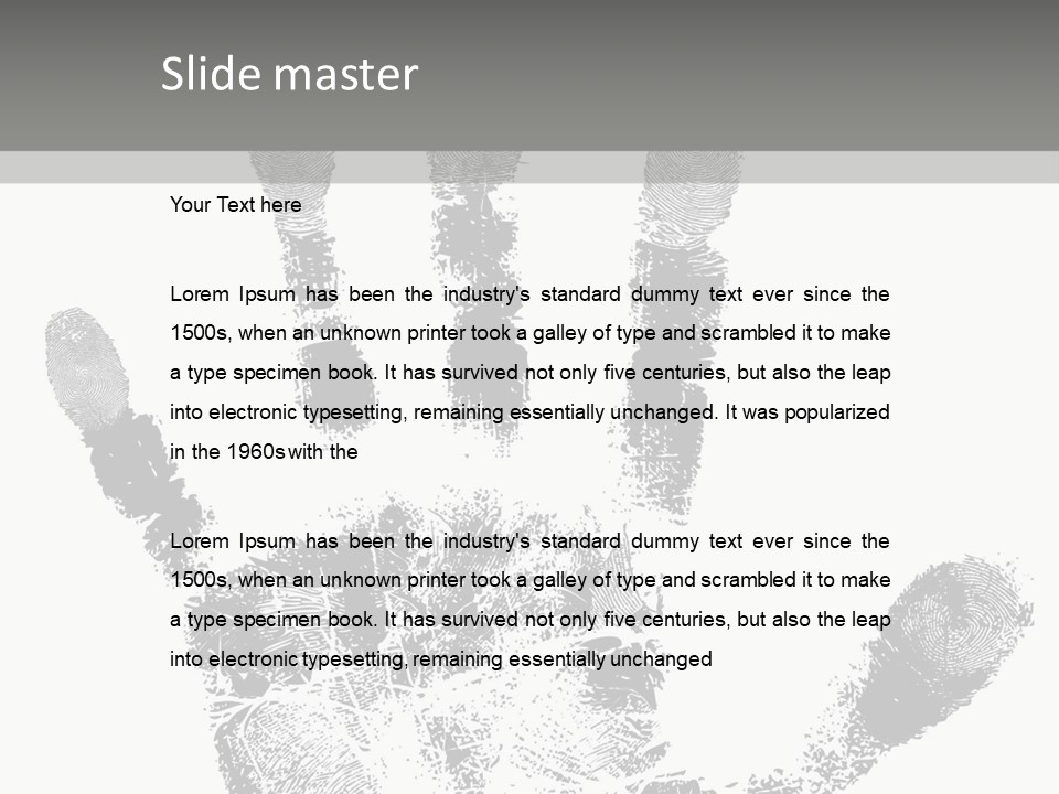 Messaging Curly Device PowerPoint Template