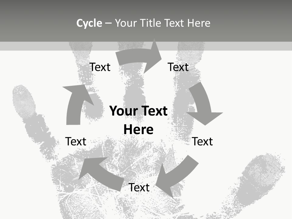 Messaging Curly Device PowerPoint Template