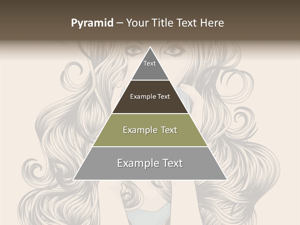 Messaging Curly Device PowerPoint Template