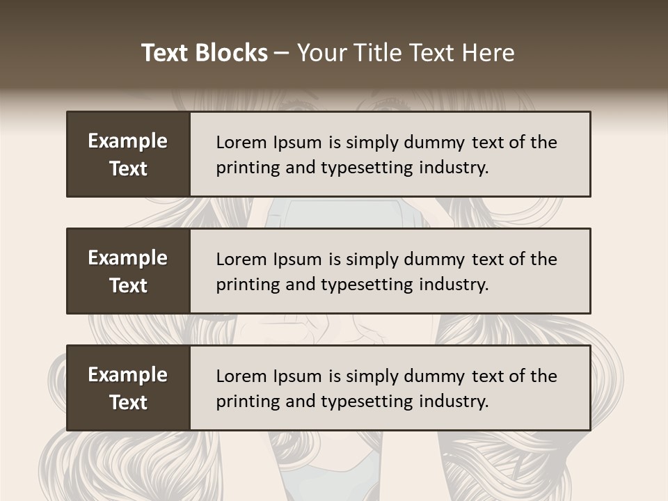 Messaging Curly Device PowerPoint Template