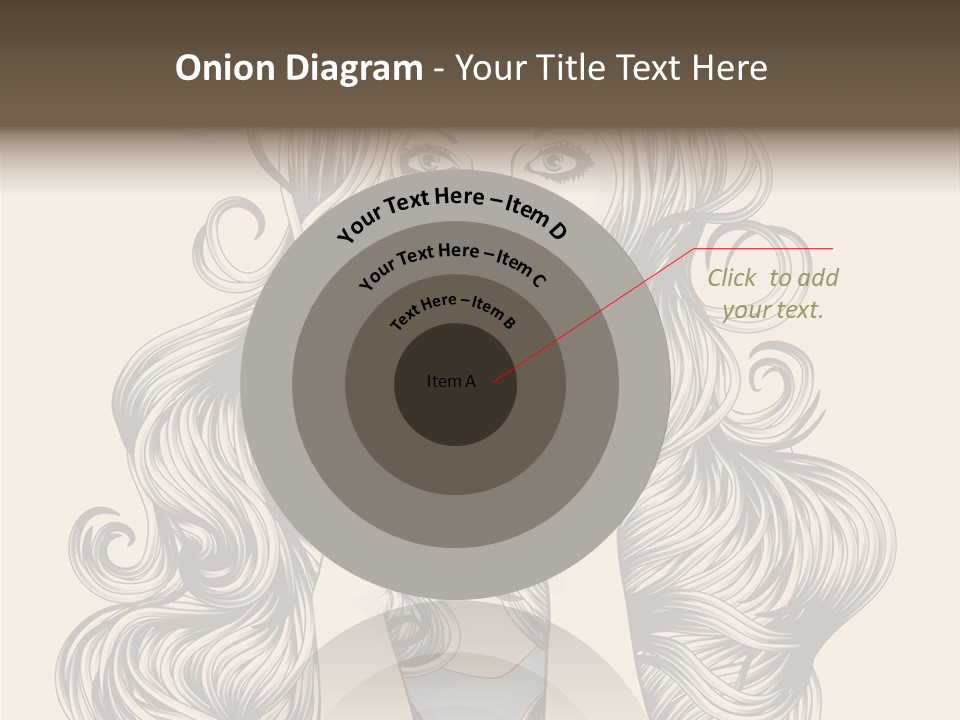 Messaging Curly Device PowerPoint Template