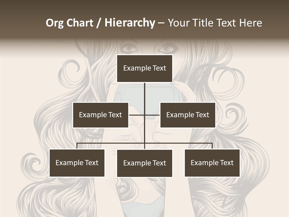 Messaging Curly Device PowerPoint Template