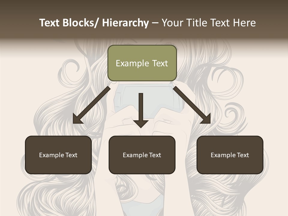 Messaging Curly Device PowerPoint Template