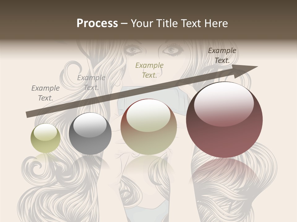 Messaging Curly Device PowerPoint Template