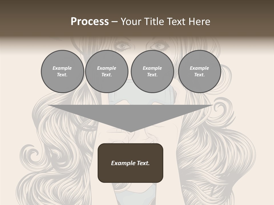 Messaging Curly Device PowerPoint Template