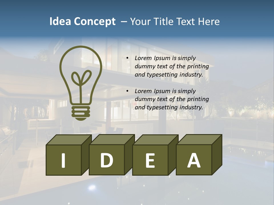 Window Outside New PowerPoint Template