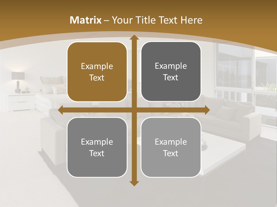 Decor White Red PowerPoint Template