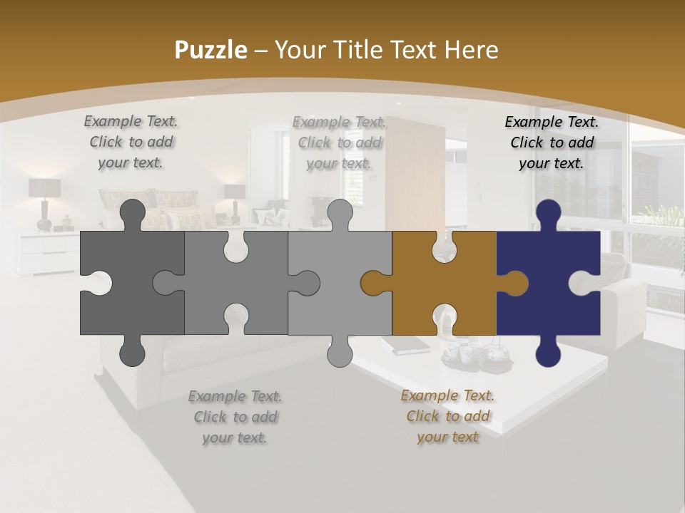 Decor White Red PowerPoint Template