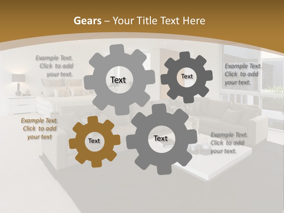 Decor White Red PowerPoint Template