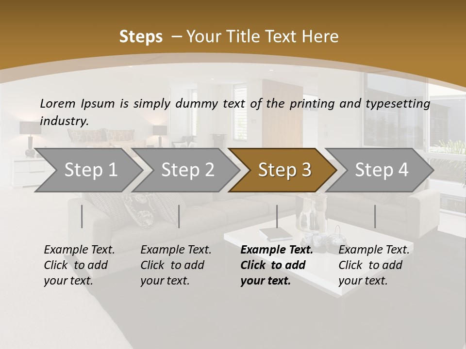 Decor White Red PowerPoint Template