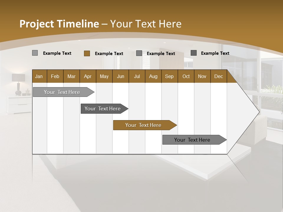 Decor White Red PowerPoint Template