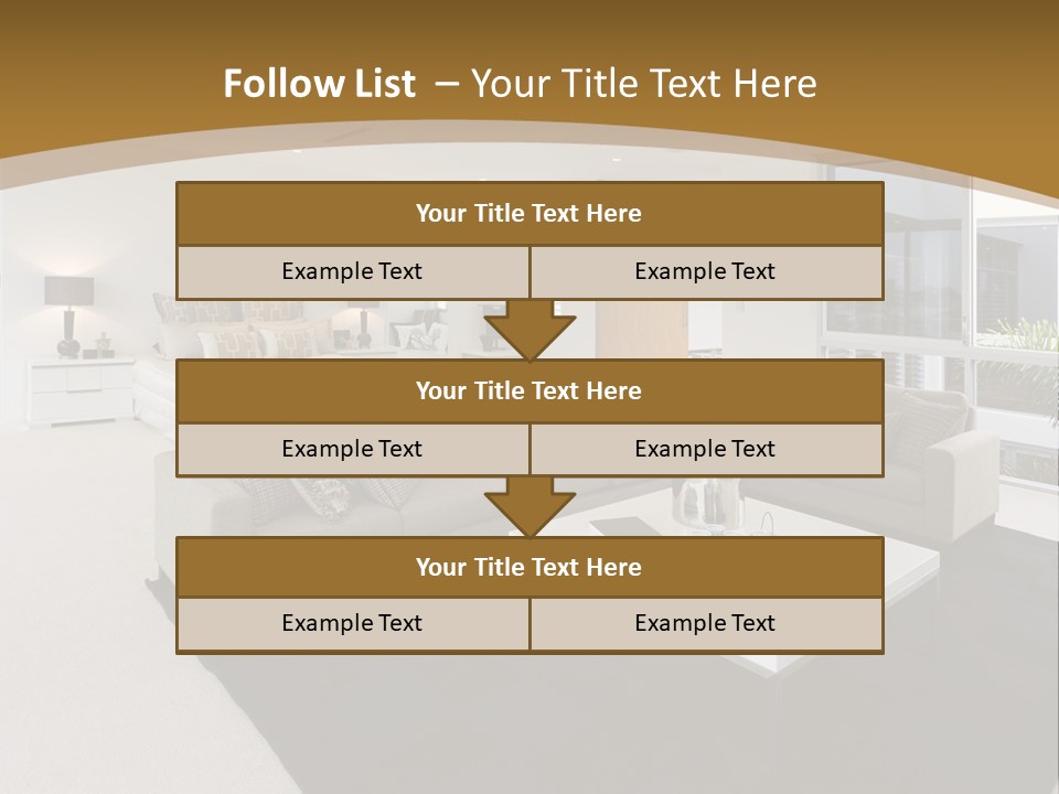 Decor White Red PowerPoint Template