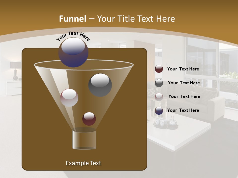 Decor White Red PowerPoint Template