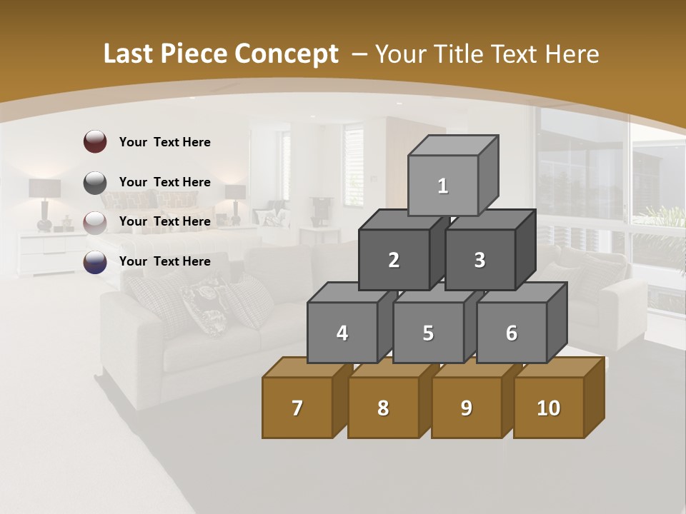 Decor White Red PowerPoint Template