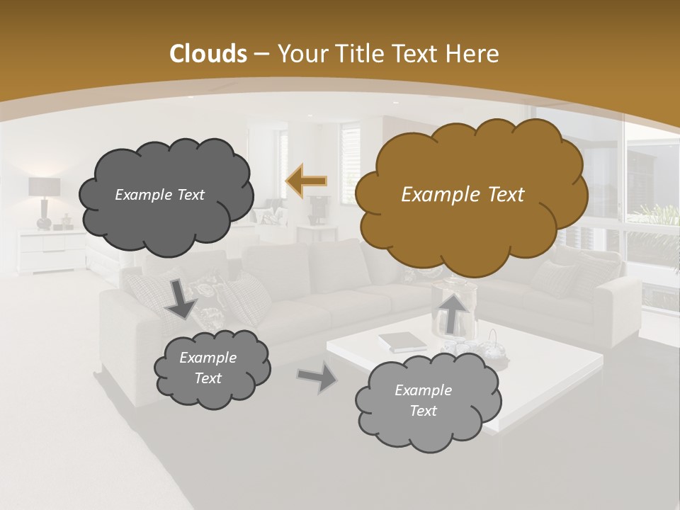 Decor White Red PowerPoint Template