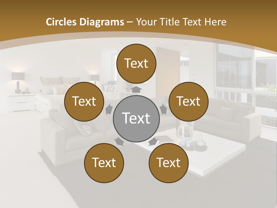 Decor White Red PowerPoint Template