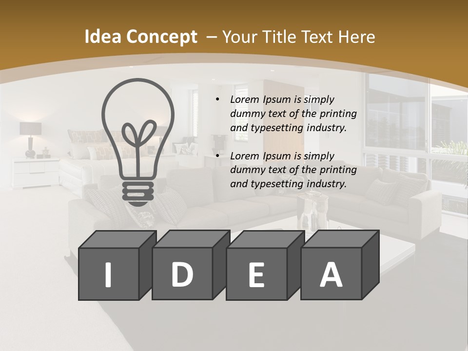 Decor White Red PowerPoint Template