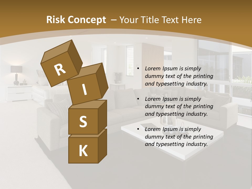 Decor White Red PowerPoint Template