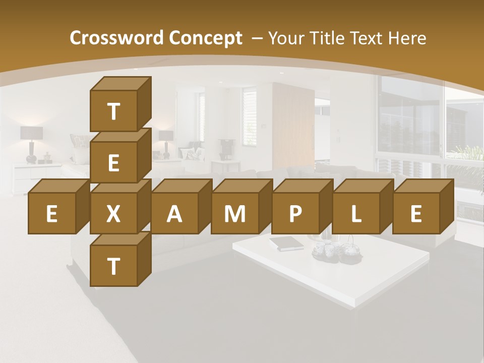 Decor White Red PowerPoint Template
