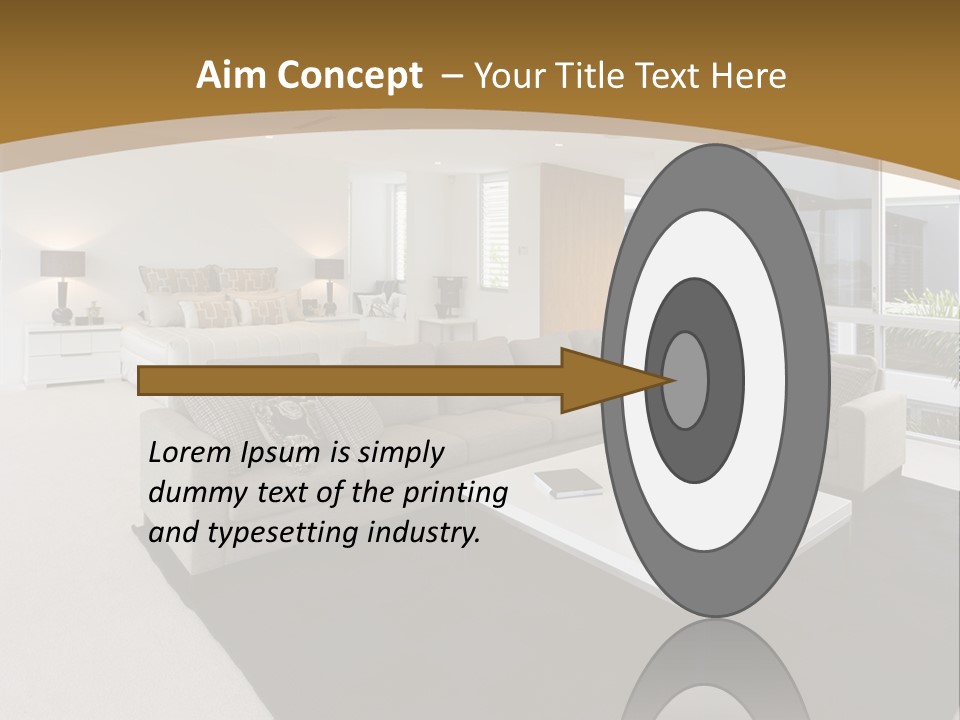 Decor White Red PowerPoint Template