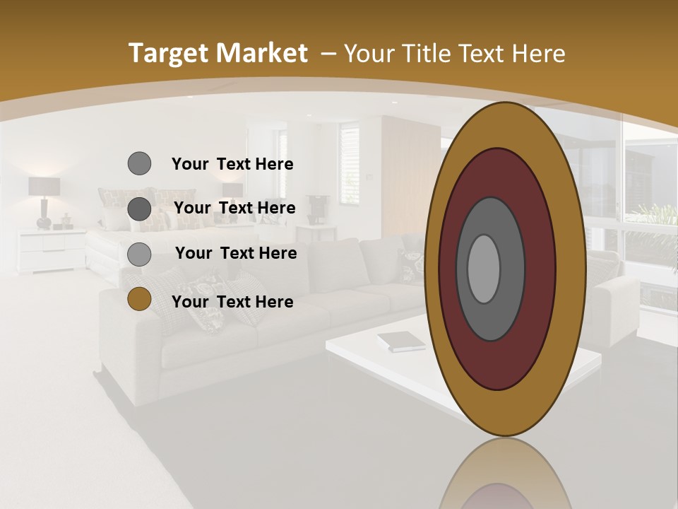 Decor White Red PowerPoint Template