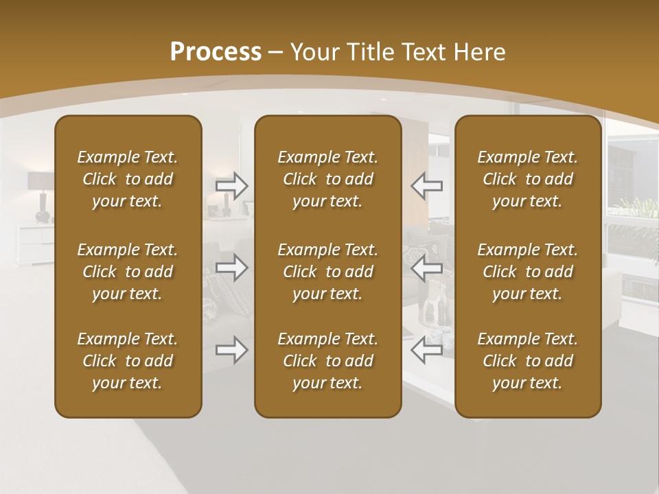 Decor White Red PowerPoint Template