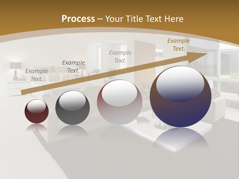 Decor White Red PowerPoint Template