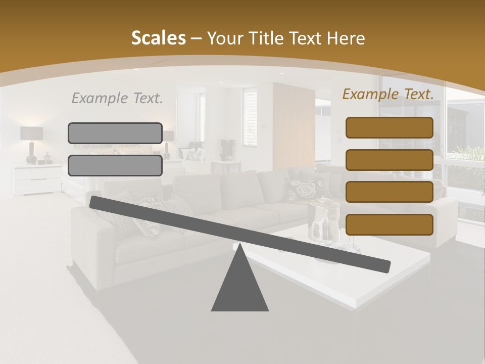 Decor White Red PowerPoint Template