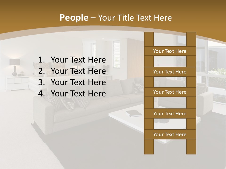 Decor White Red PowerPoint Template