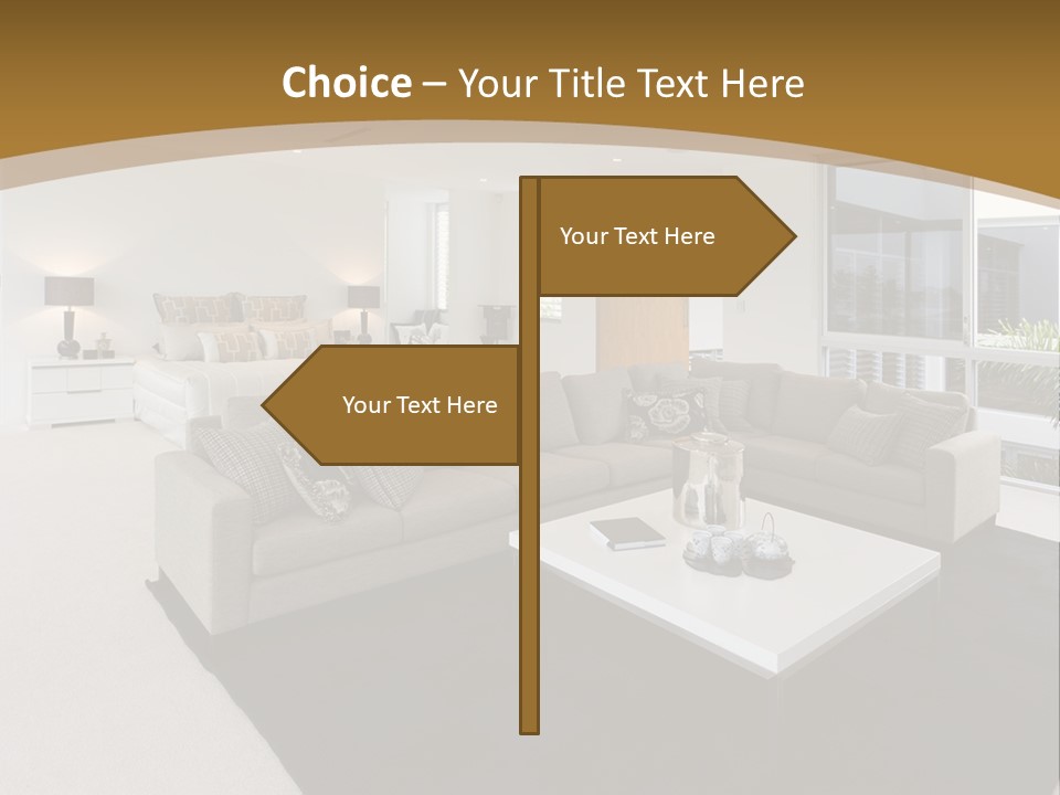 Decor White Red PowerPoint Template