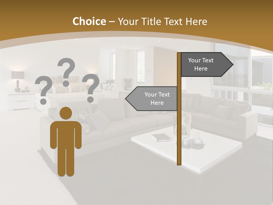 Decor White Red PowerPoint Template