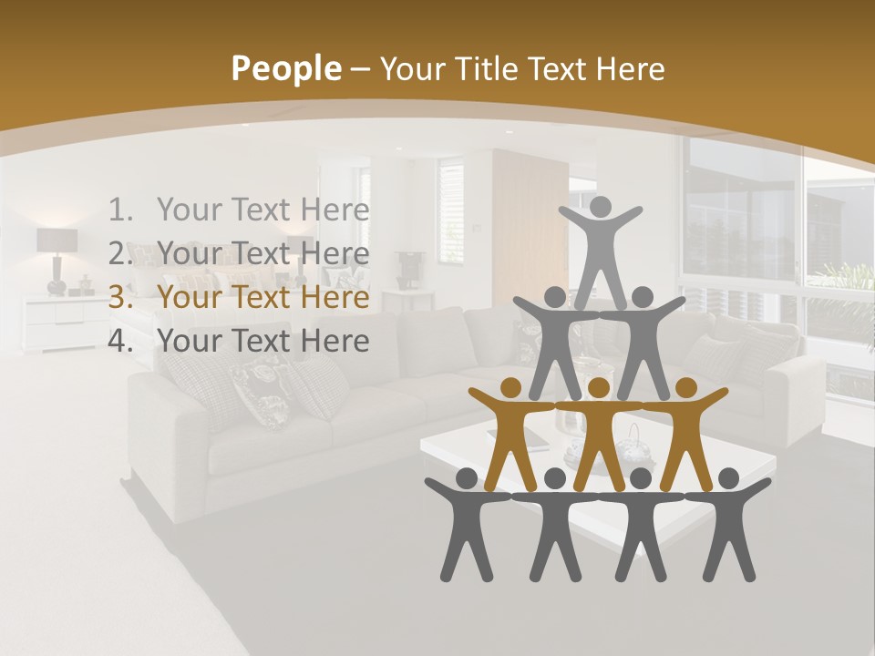 Decor White Red PowerPoint Template