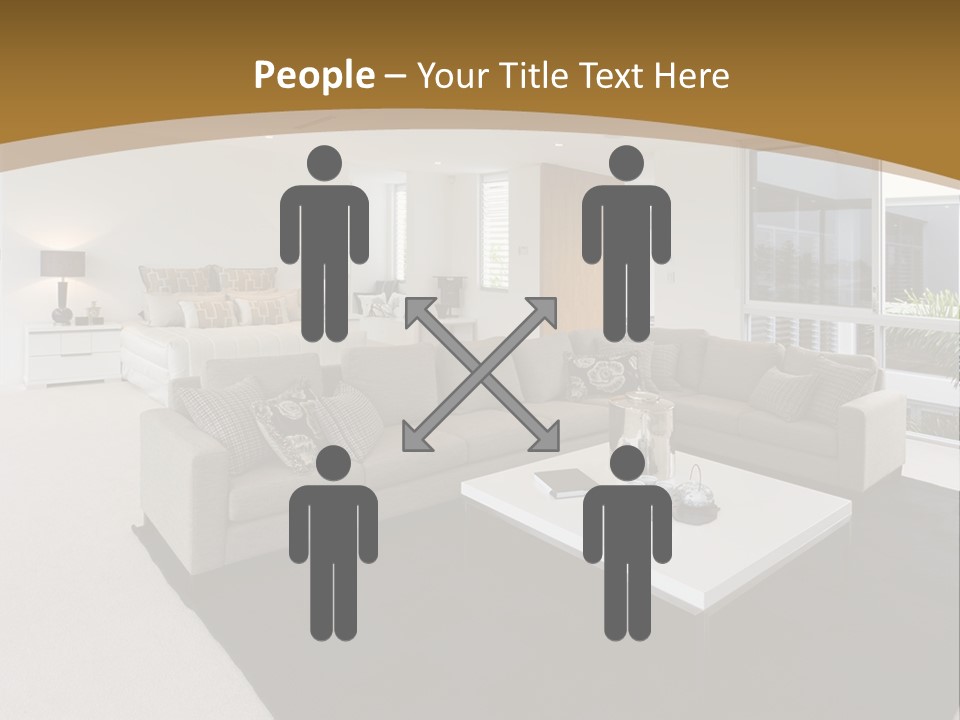 Decor White Red PowerPoint Template