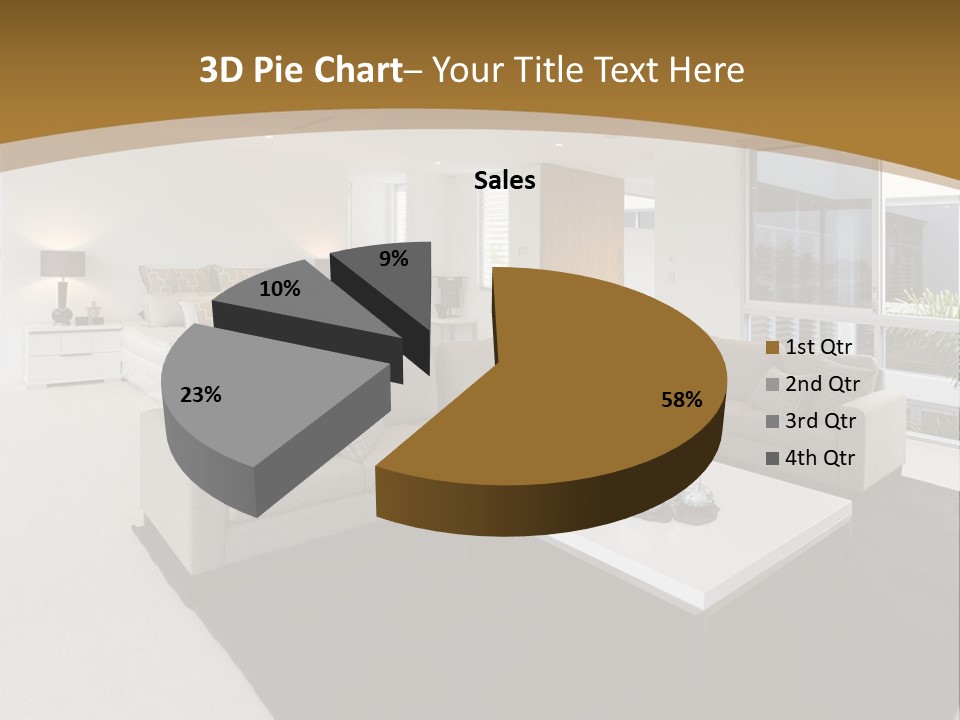 Decor White Red PowerPoint Template