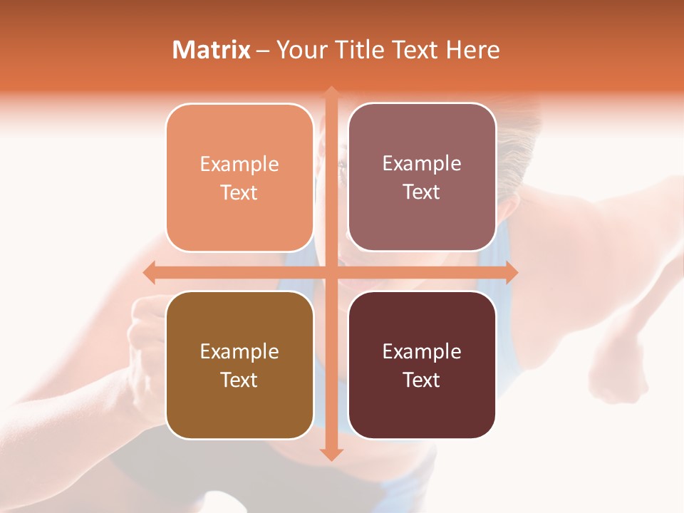 Sportive Weight Skater PowerPoint Template