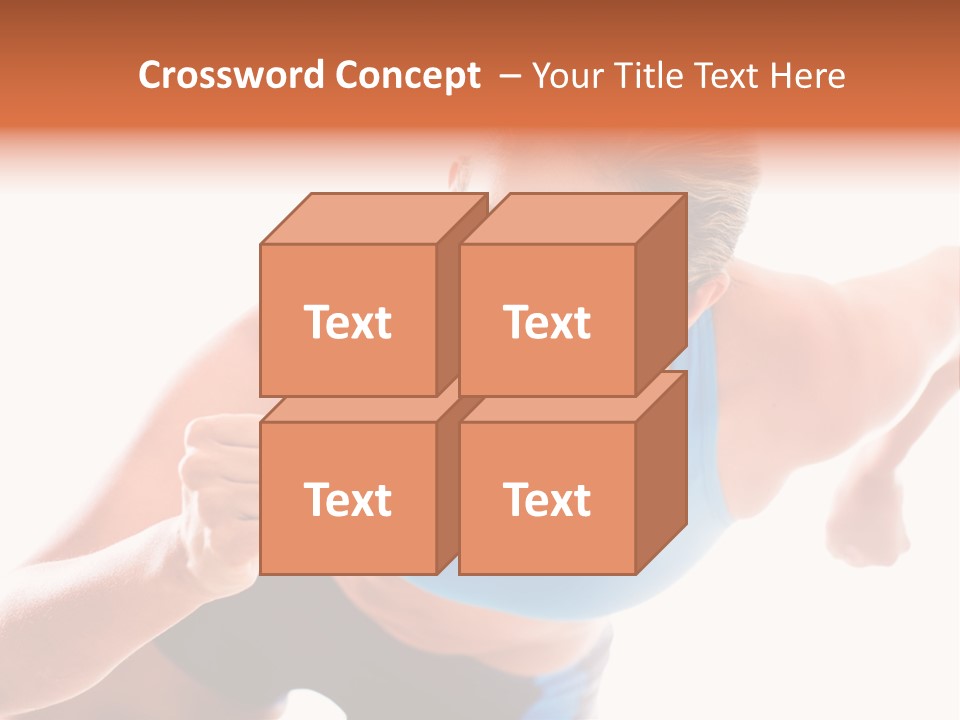 Sportive Weight Skater PowerPoint Template