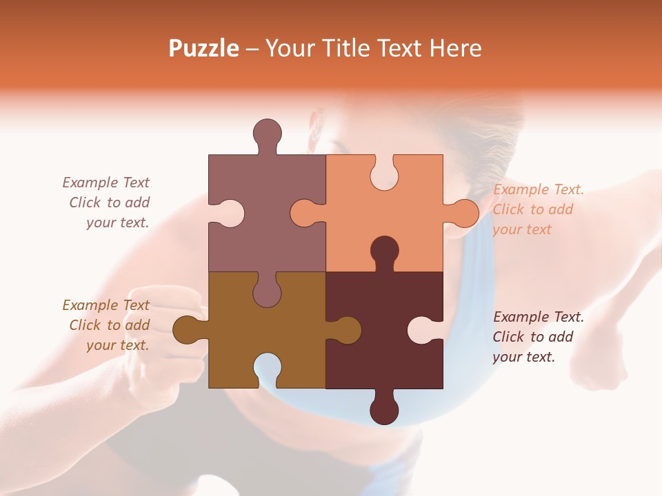 Sportive Weight Skater PowerPoint Template