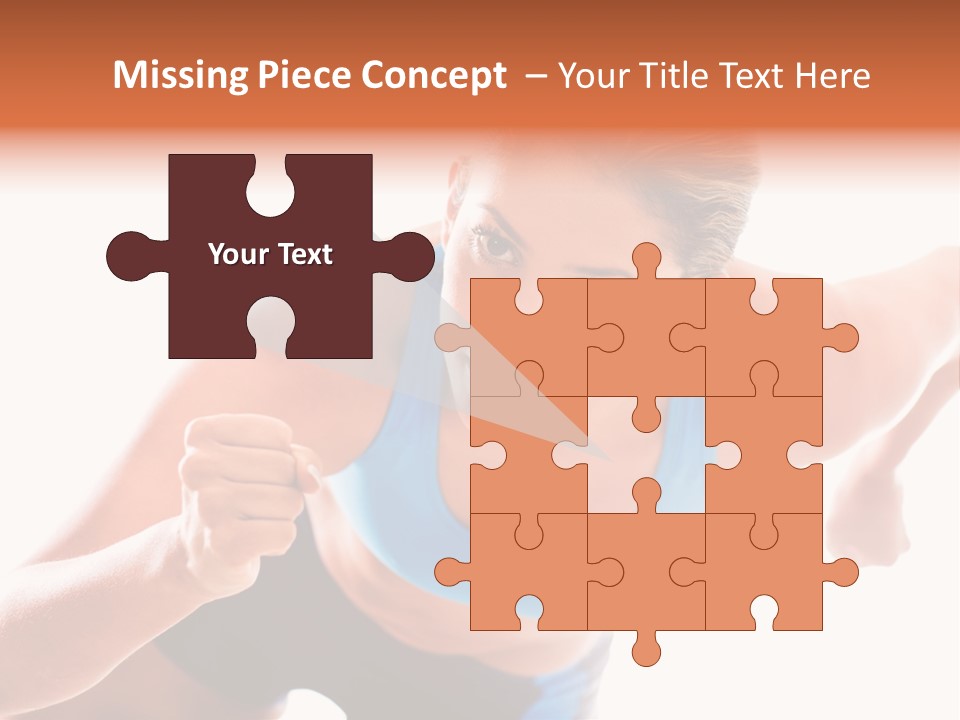 Sportive Weight Skater PowerPoint Template