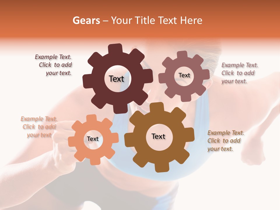 Sportive Weight Skater PowerPoint Template