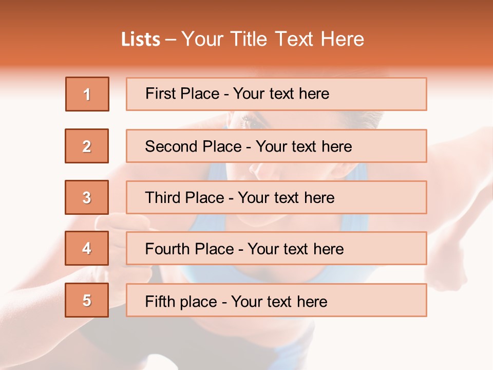Sportive Weight Skater PowerPoint Template