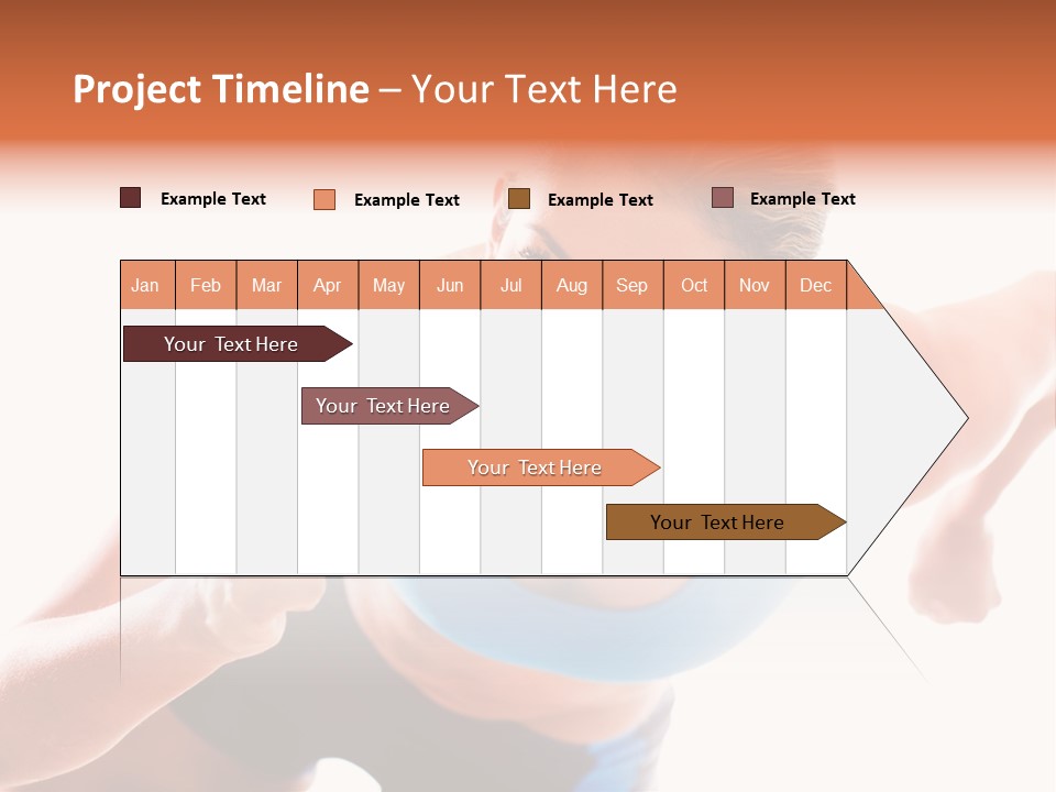 Sportive Weight Skater PowerPoint Template