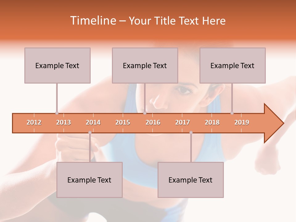 Sportive Weight Skater PowerPoint Template