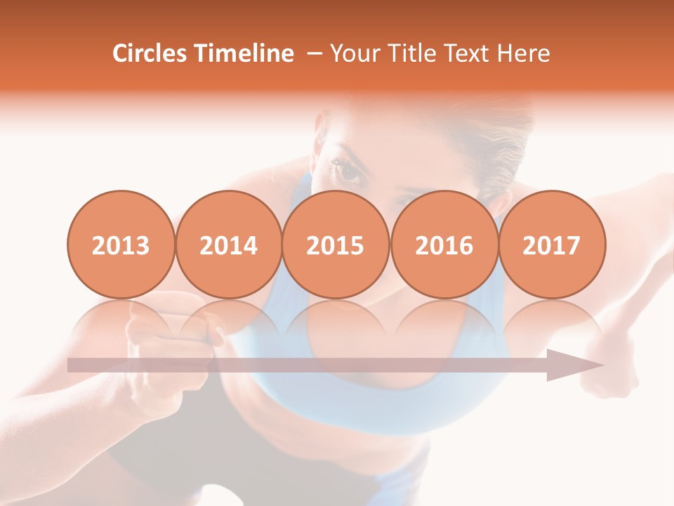 Sportive Weight Skater PowerPoint Template