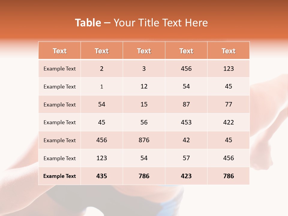 Sportive Weight Skater PowerPoint Template