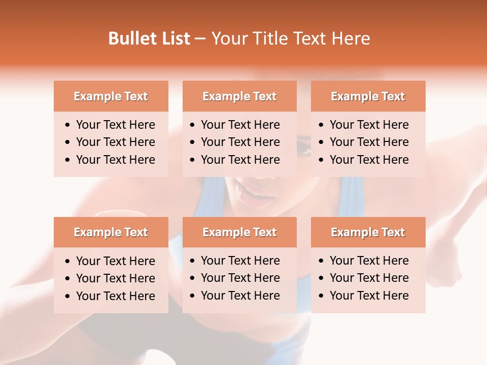 Sportive Weight Skater PowerPoint Template