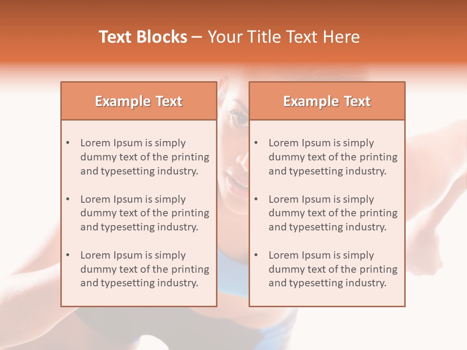 Sportive Weight Skater PowerPoint Template