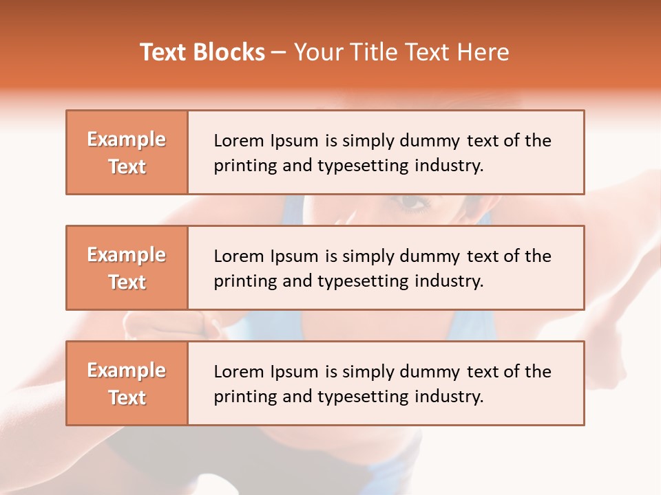 Sportive Weight Skater PowerPoint Template